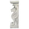 Design Toscano Trapezophoron Sculptural Winged Lion Pedestal JE122391